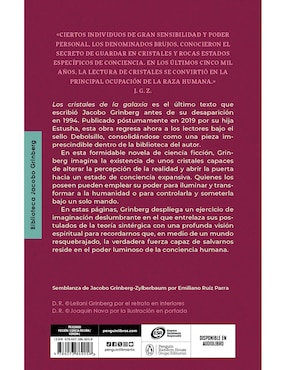 Libro Los cristales de la galaxia de Jacobo Grinberg-Zylberbaum