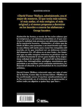 Libro Extincion de David Foster Wallace