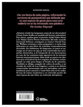 Libro Hablemos de Langostas de David Foster Wallace