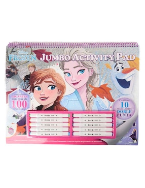 Libro gigante colorear y actividades Disney Frozen