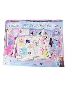 Libro gigante colorear y actividades Disney Frozen