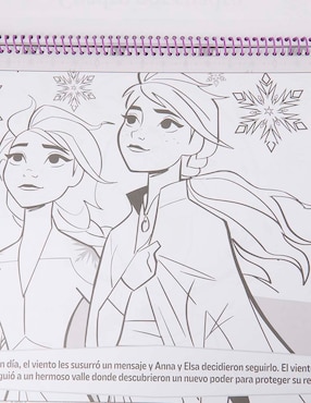 Libro gigante colorear y actividades Disney Frozen