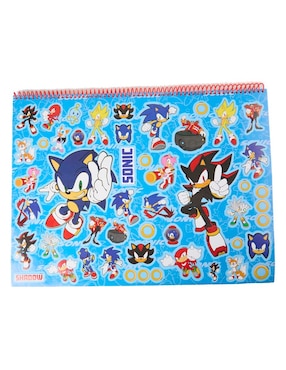 Libro para colorear con stickers Gigante de Aventuras y Retos