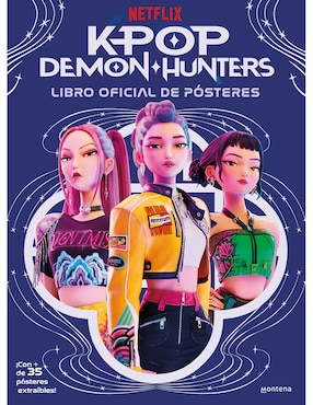 Libro K-pop demon hunters: libro oficial de posteres