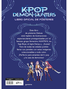 Libro K-pop demon hunters: libro oficial de posteres