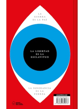 Libro 1984 (cantos pintados) de George Orwell