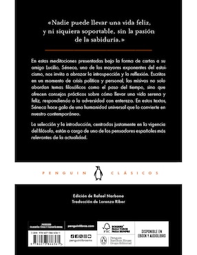 Libro Cartas de un estoico de Séneca