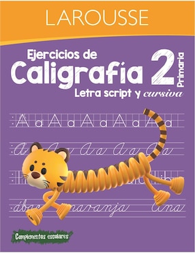 Libro Ejercicios de caligrafía 2° de primaria de Ediciones laorusse