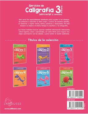 Libro Ejercicios de Caligrafia 3 de Primaria de Tomas García Cerezo