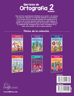 Libro Ejercicios de Ortografia 2 Primaria de Tomas García Cerezo