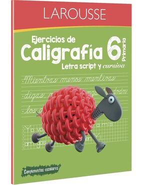 Libro Ejercicios de caligrafía 6° de primaria de Ediciones larousse