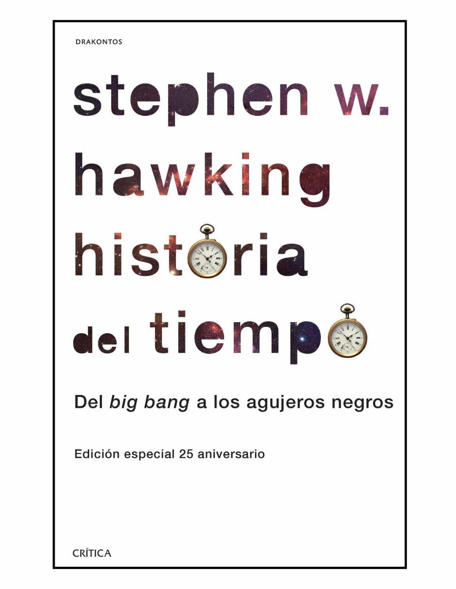 Libro Historia del tiempo de Stephen Hawking