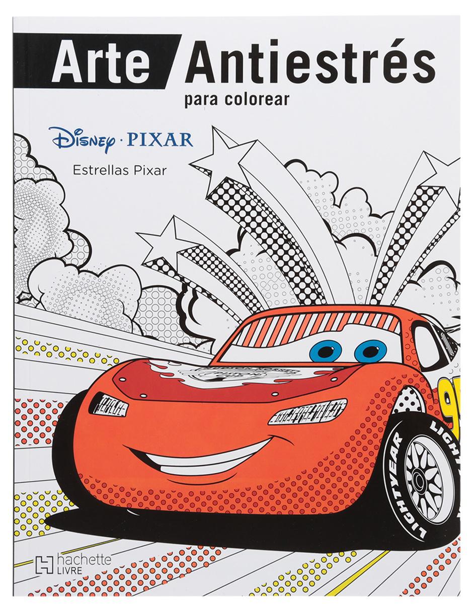 Libro Arte Antiestrés para colorear. Estrellas Pixar de Disney Pixar