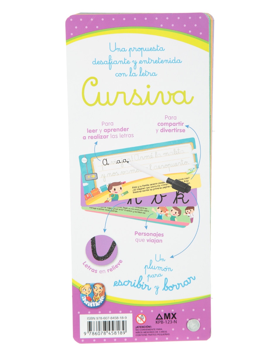 Libro Mini Abremente Cursiva de 3