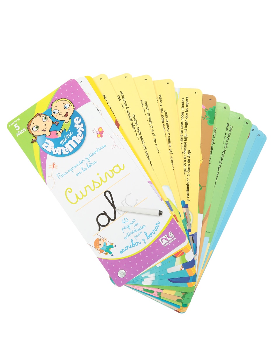 Libro Mini Abremente Cursiva de 4