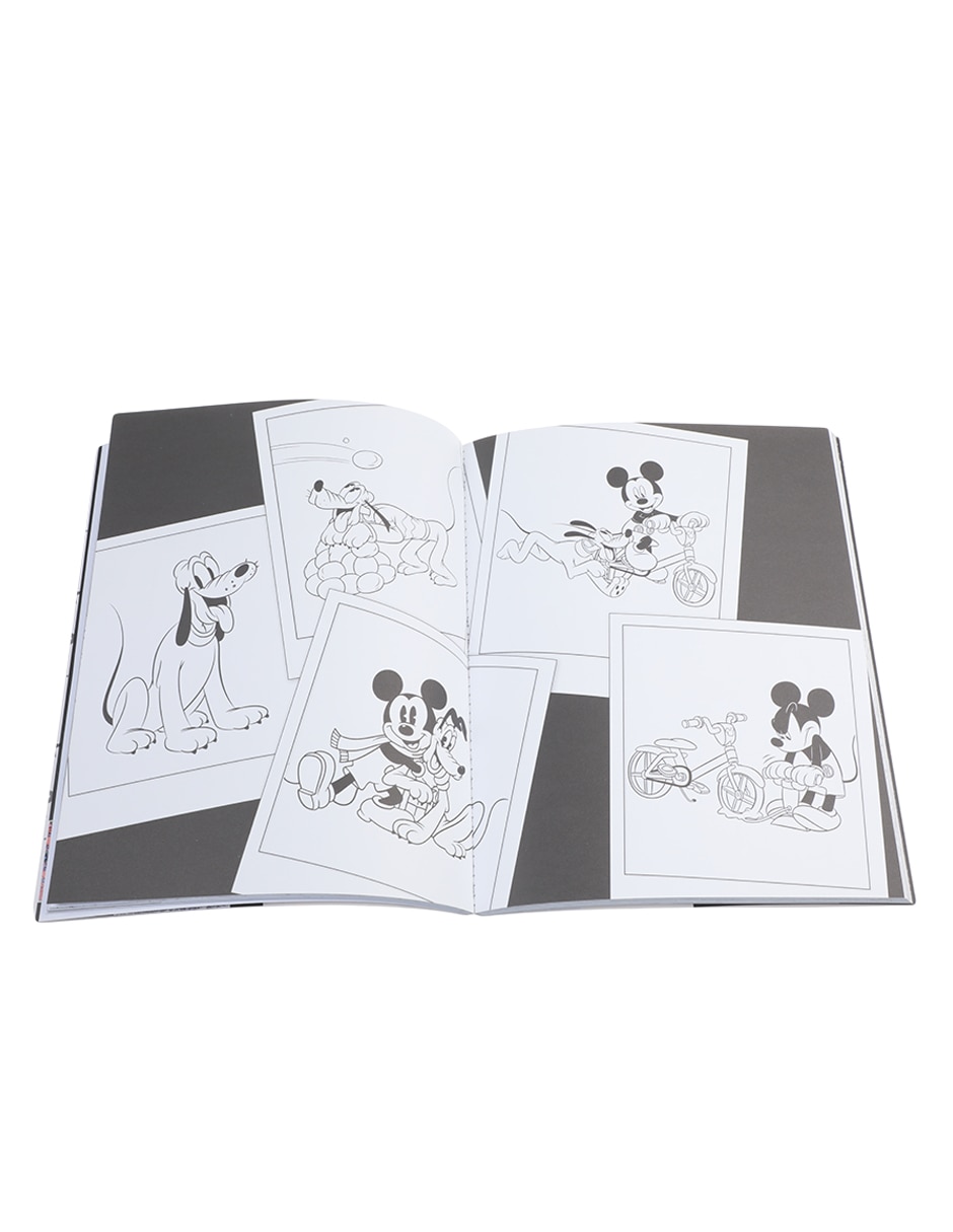 Libro Arte Antiestrés para colorear de Mickey Mouse & Friends 4