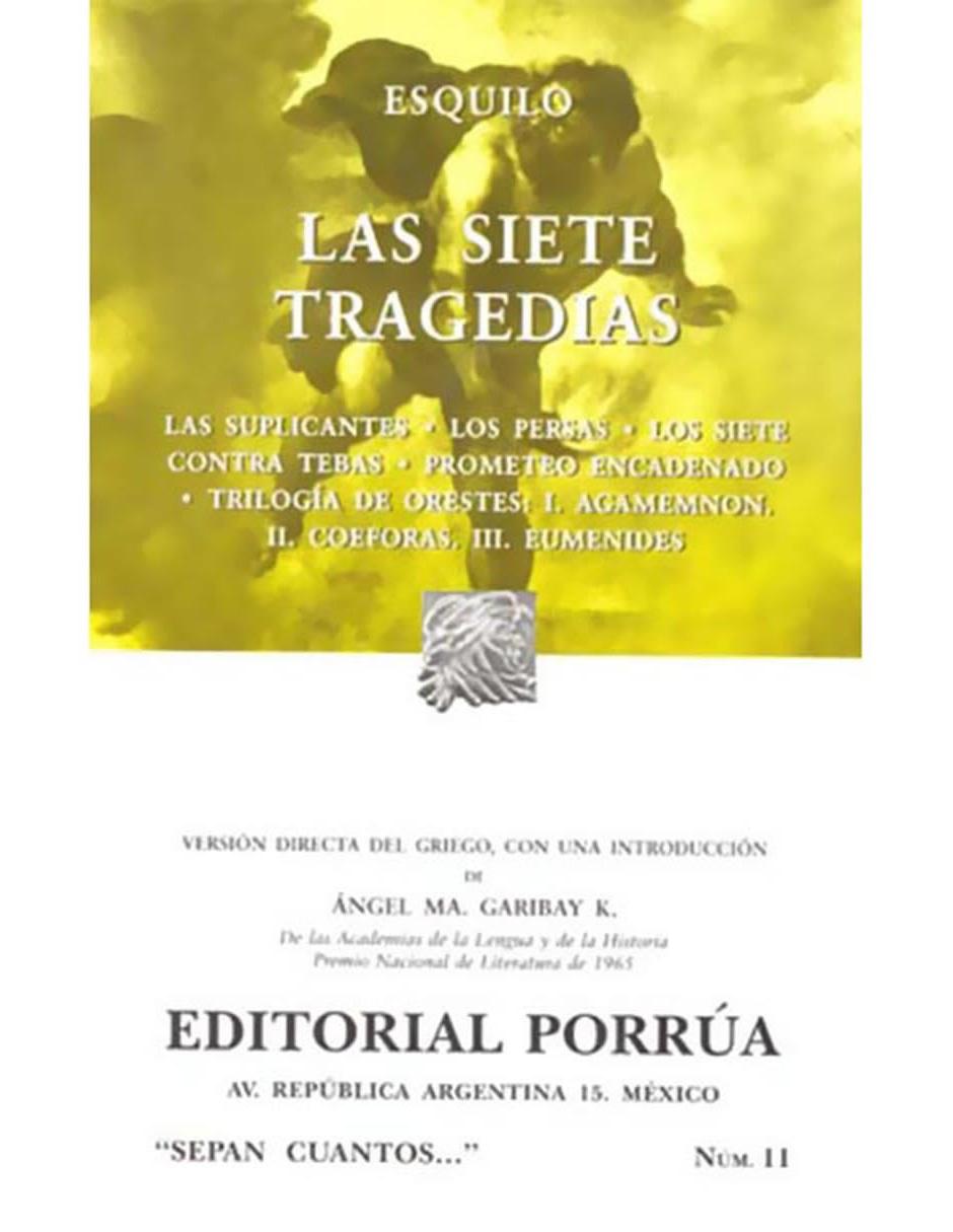 Libro Las Siete Tragedias 1