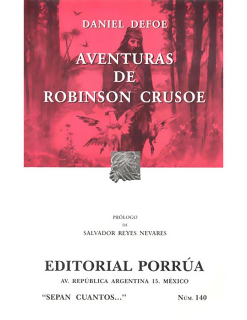 Libro Aventuras de Robinson Crusoe 1