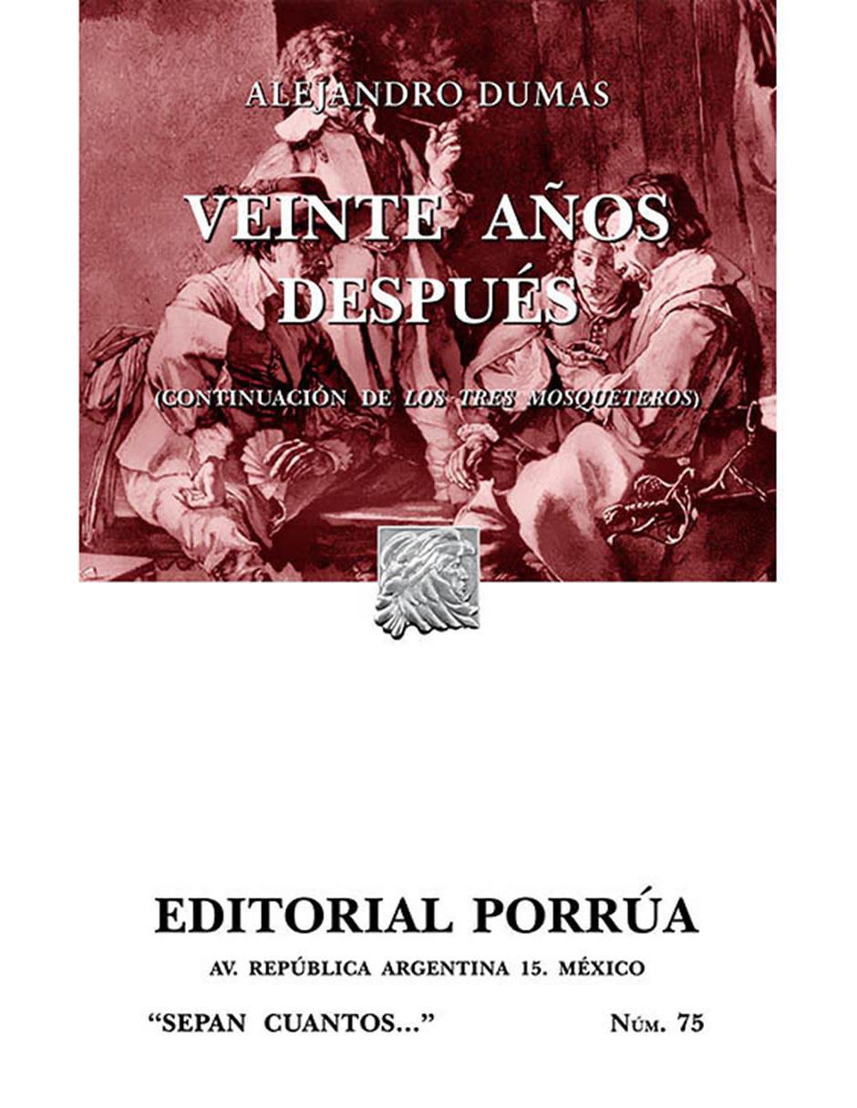 Libro Veinte Anos Despues 1