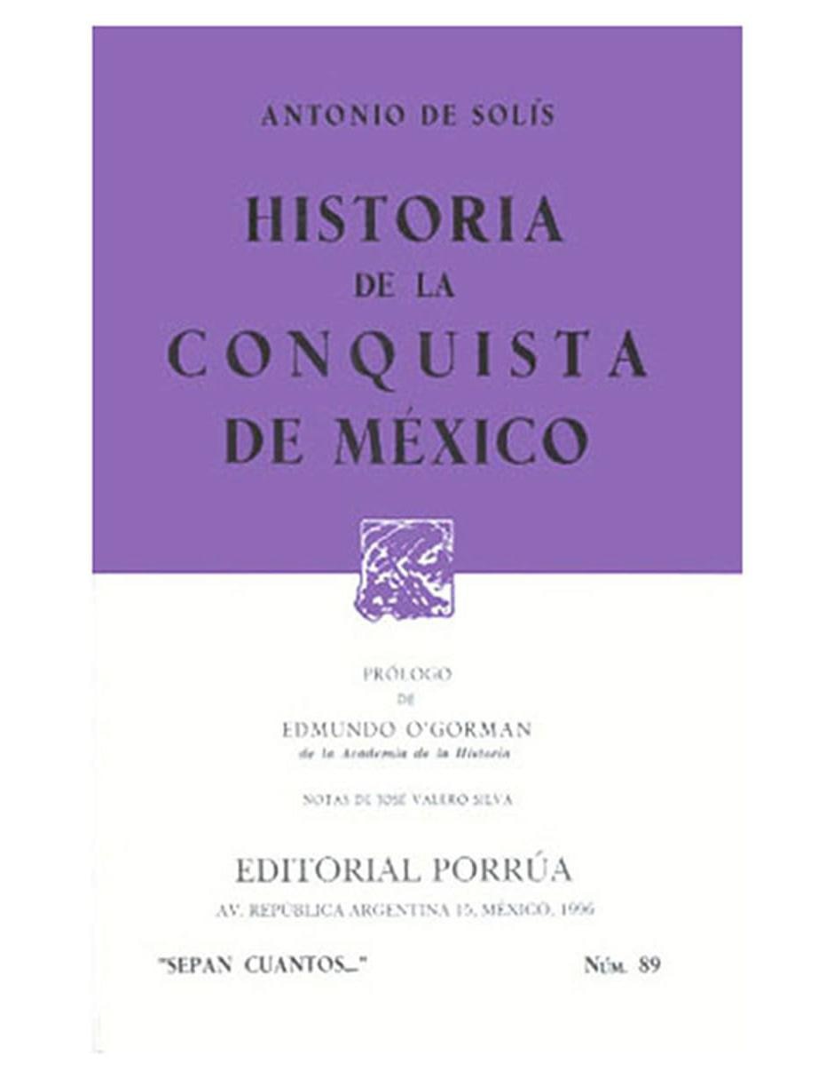 Libro Historia de La Conquista de México