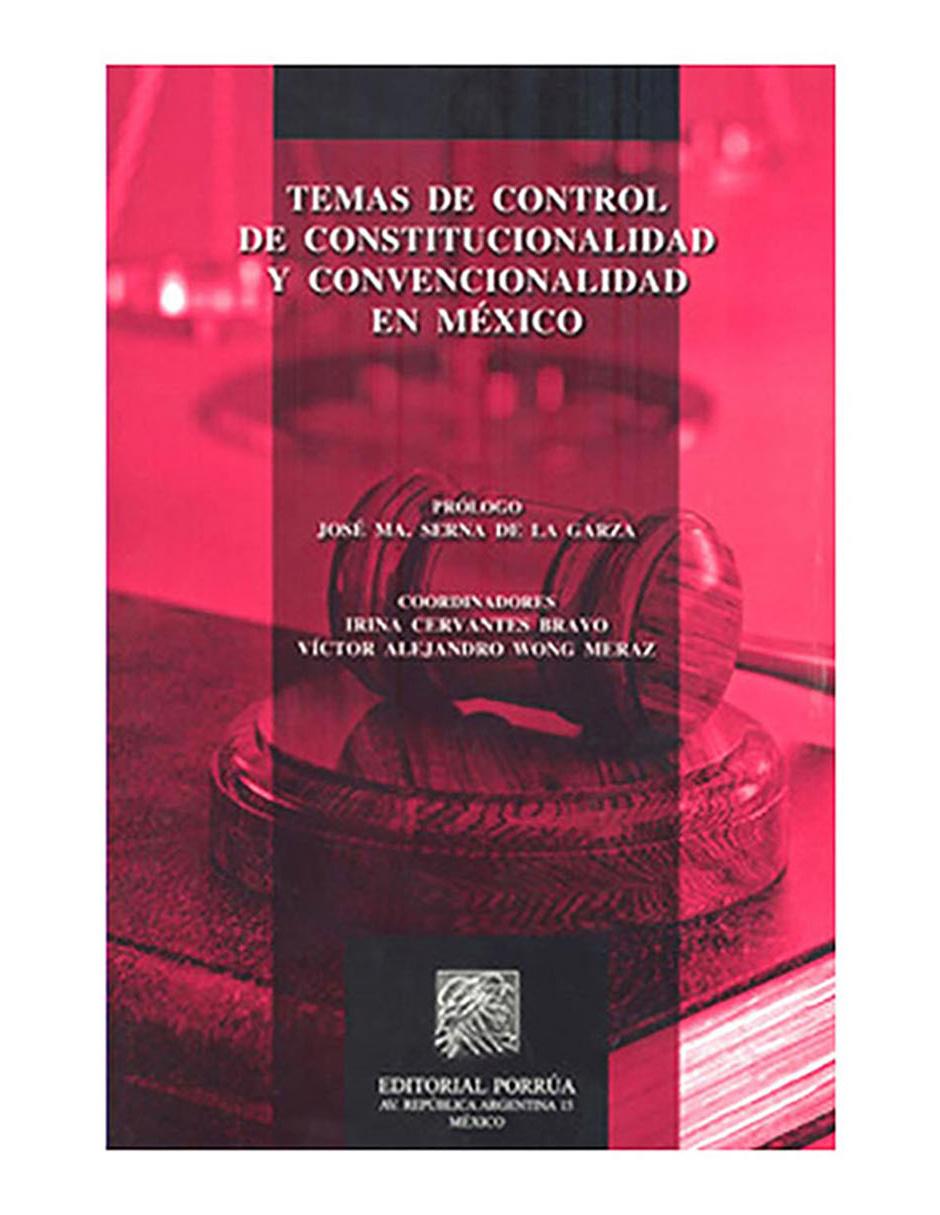 Libro Temas de Control de Constitucionalidad y Convencionalidad