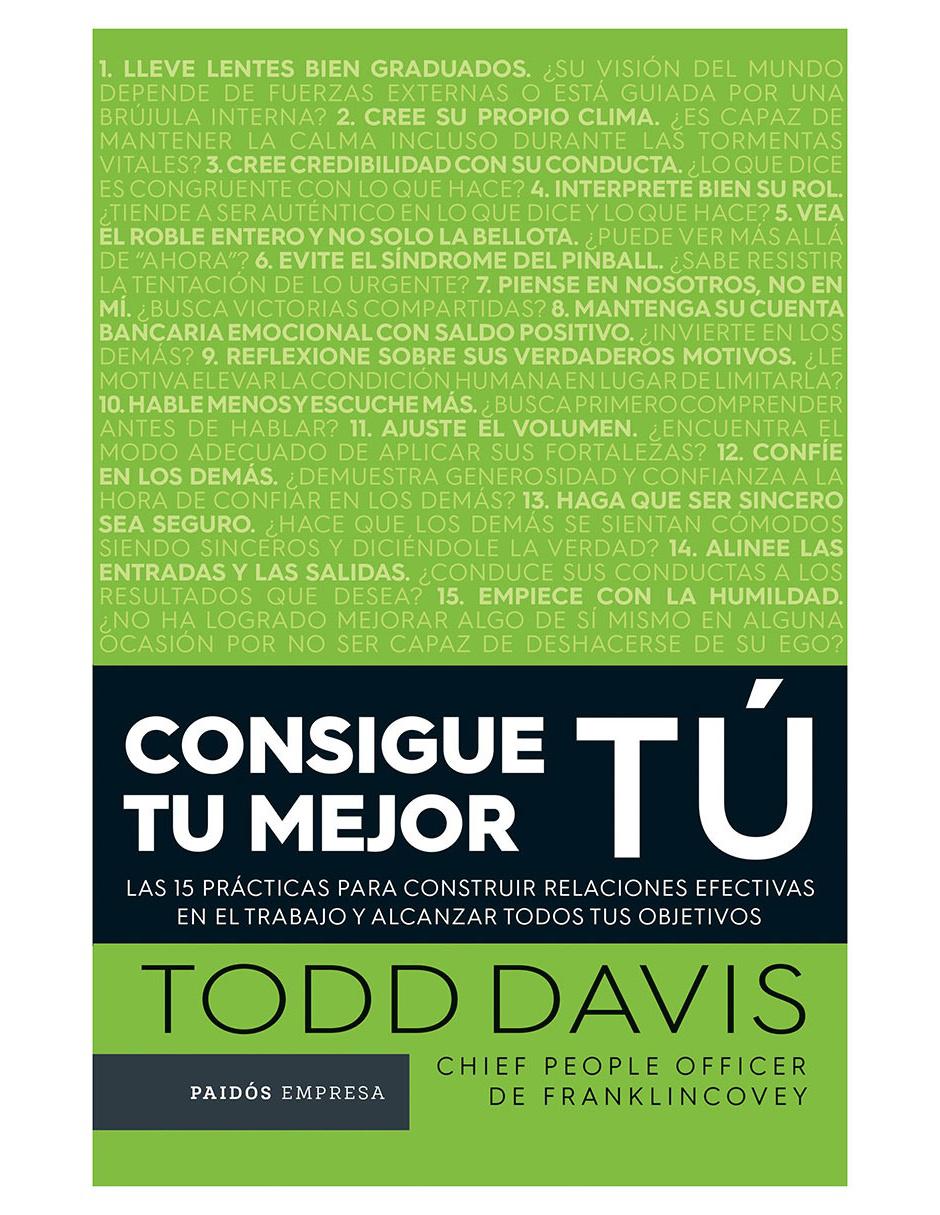 Libro Consigue Tu Mejor Tú de Davis Todd