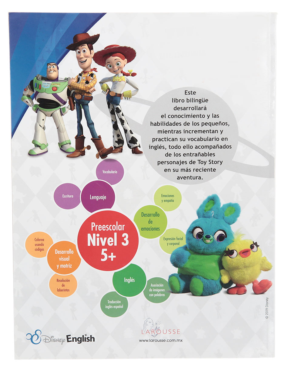 Libro Actividades Bilingües de Disney English 3