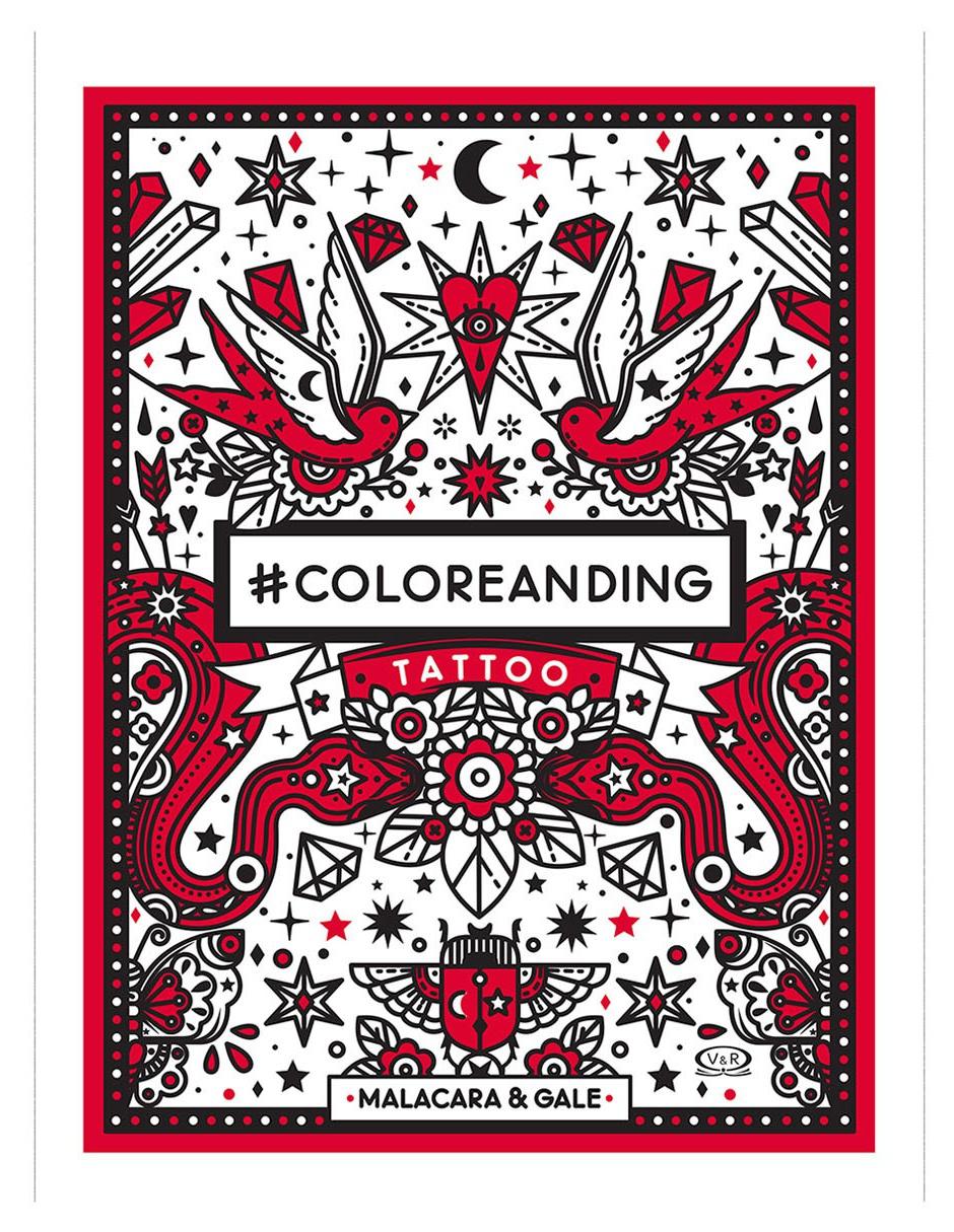 Libro Coloreanding Tatoo de Malacara & Gale