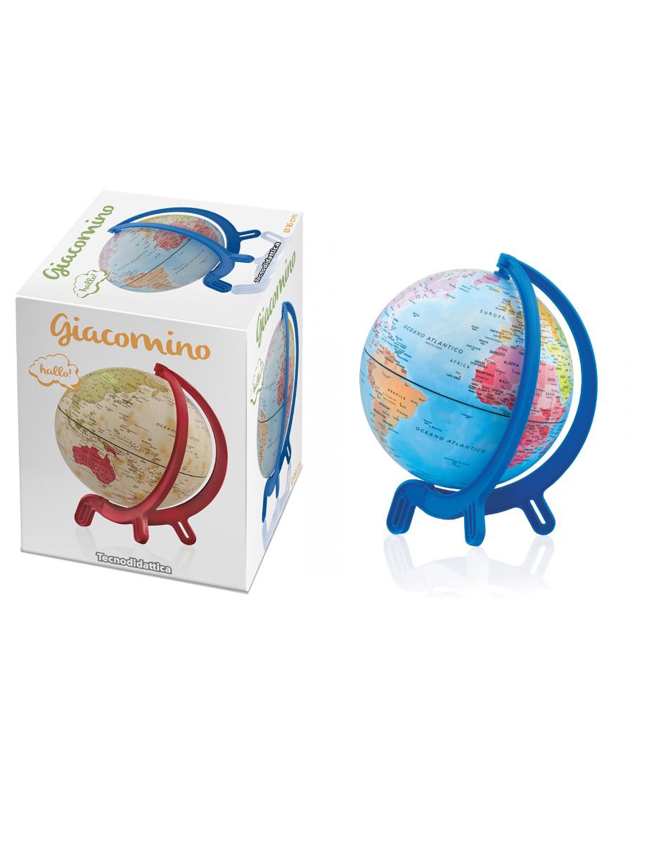 Mini globo terráqueo azul cielo 2