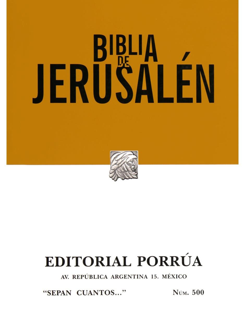 Libro Biblia De Jerusalén