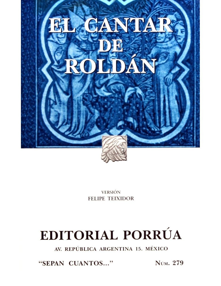 Libro El Cantar De Roldán