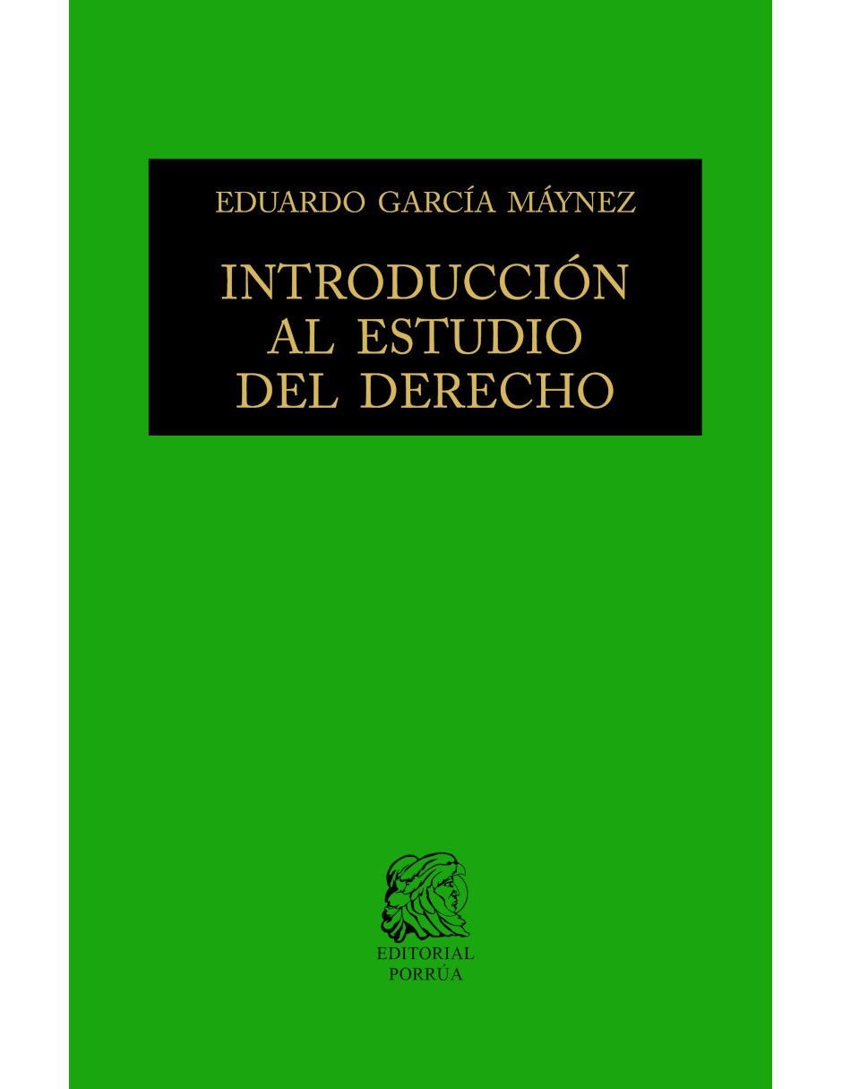 Libro Introducción Al Estudio Del Derecho Libro Introducción Al Estudio Del Derecho