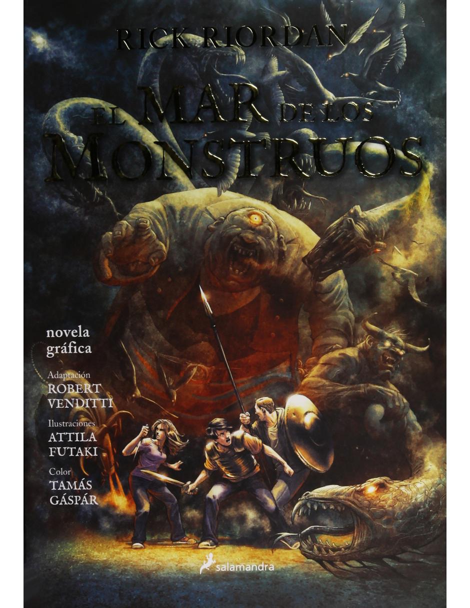 Libro Percy Jackson Y Los Dioses Del Olimpo 2: El Mar De Los Monstruos (Novela Gráfica) Rústica