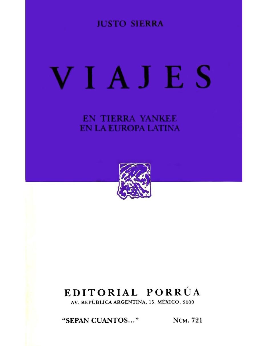 Libro Viajes: En Tierra Yankee · En La Europa Latina