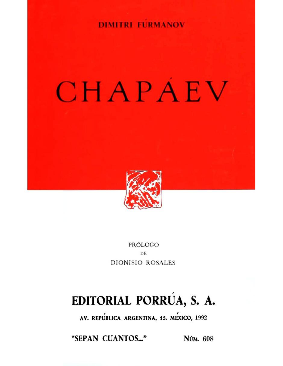 Libro Chapáev