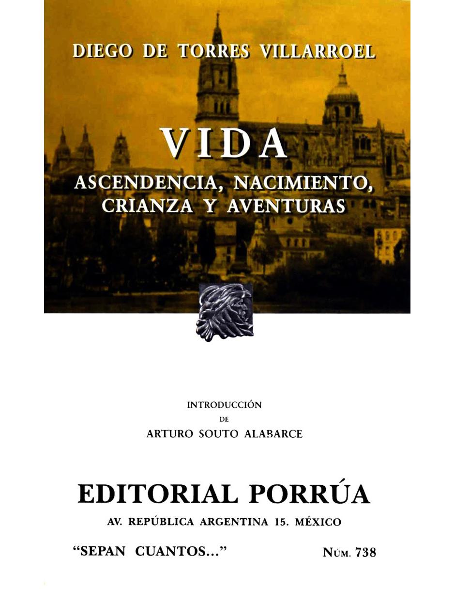 Libro Vida: Ascendencia, Nacimiento, Crianza Y Aventuras