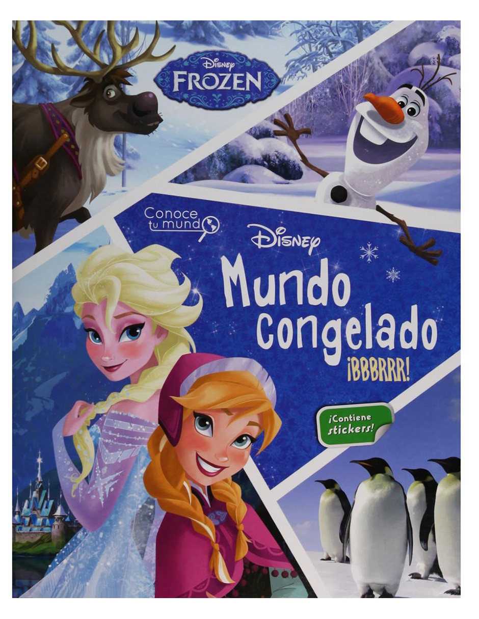 Libro Disney mundo congelado ¡bbbrrr!