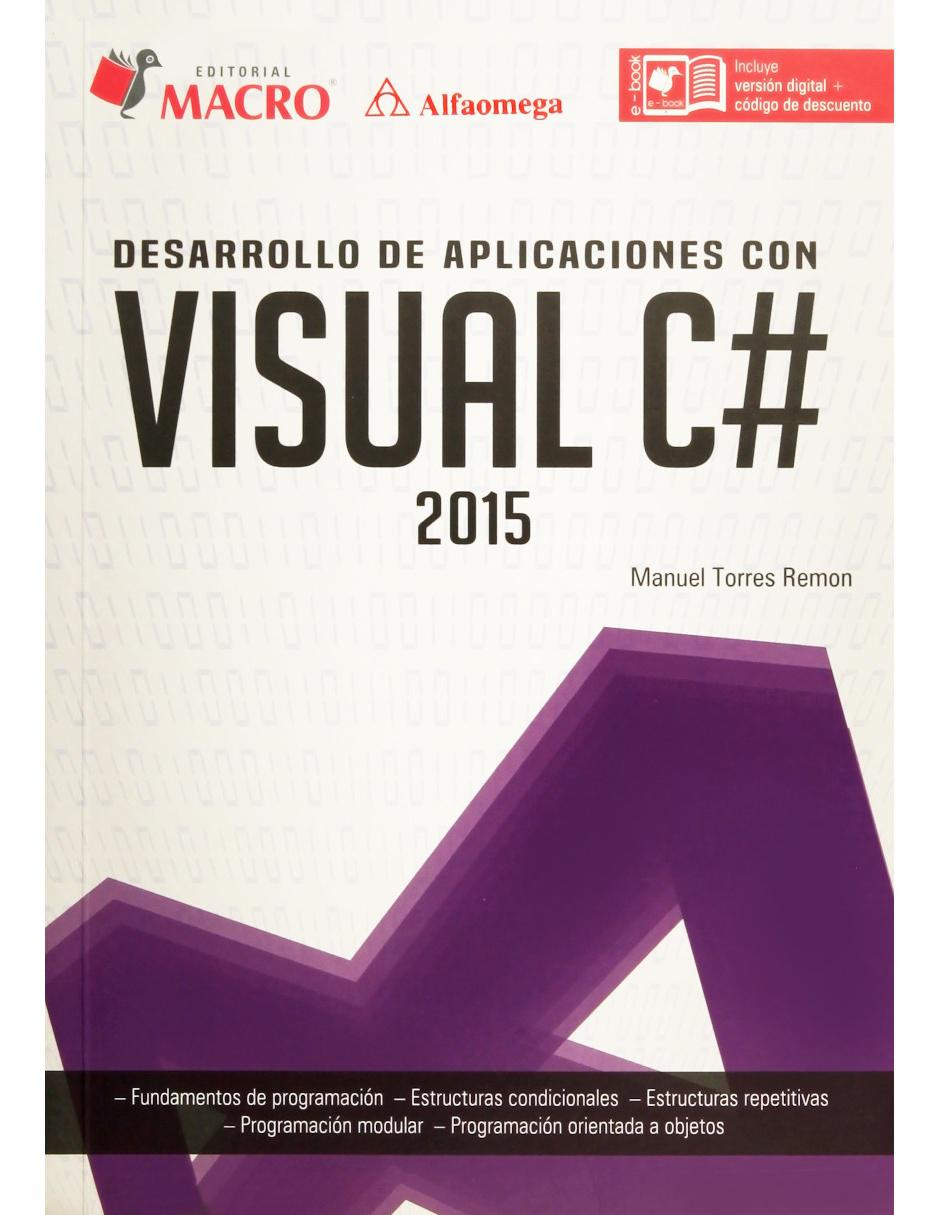 Desarrollo de Aplicaciones con Visual C# 2015
