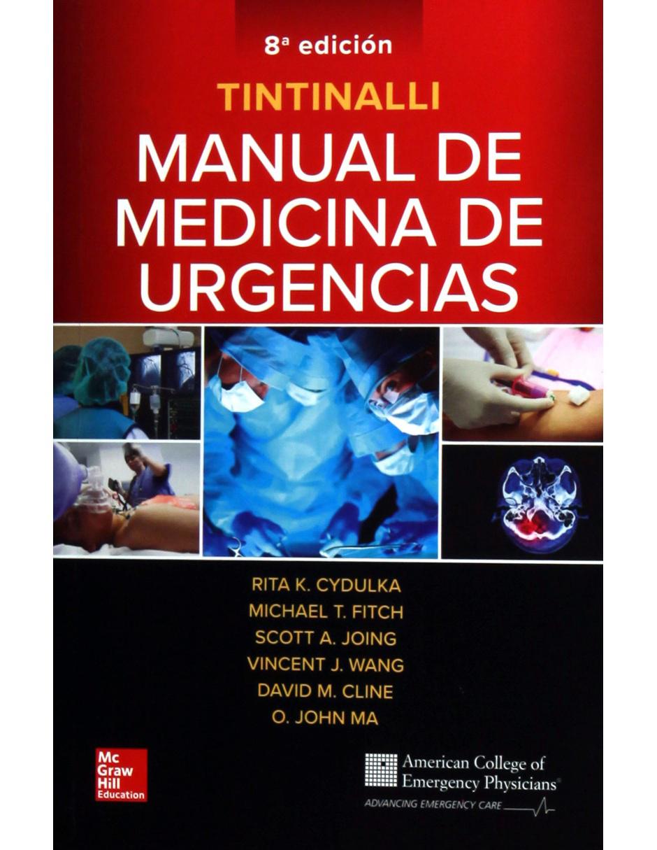 Libro Tintinalli Manual de medicina de urgencias