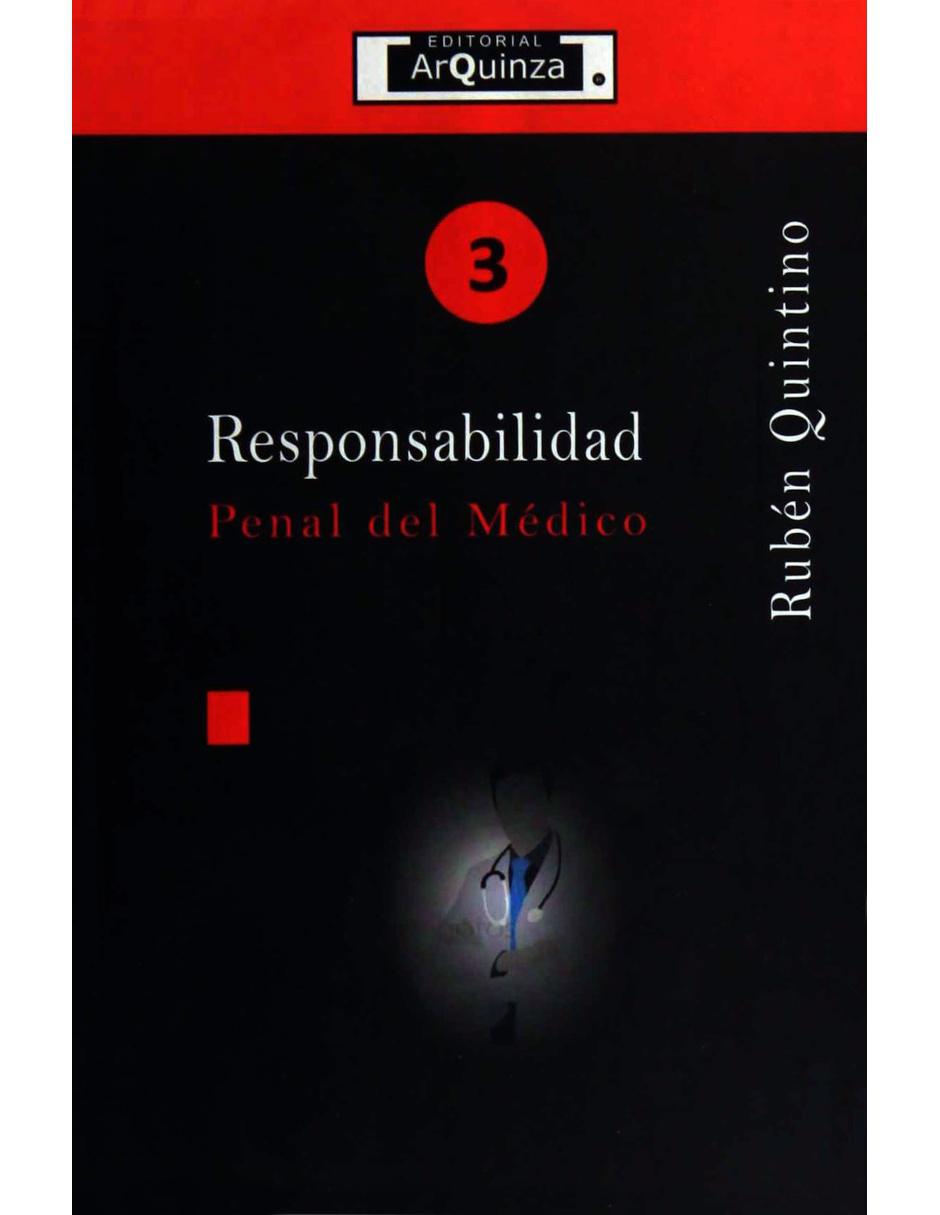 Libro Responsabilidad Penal del Medico