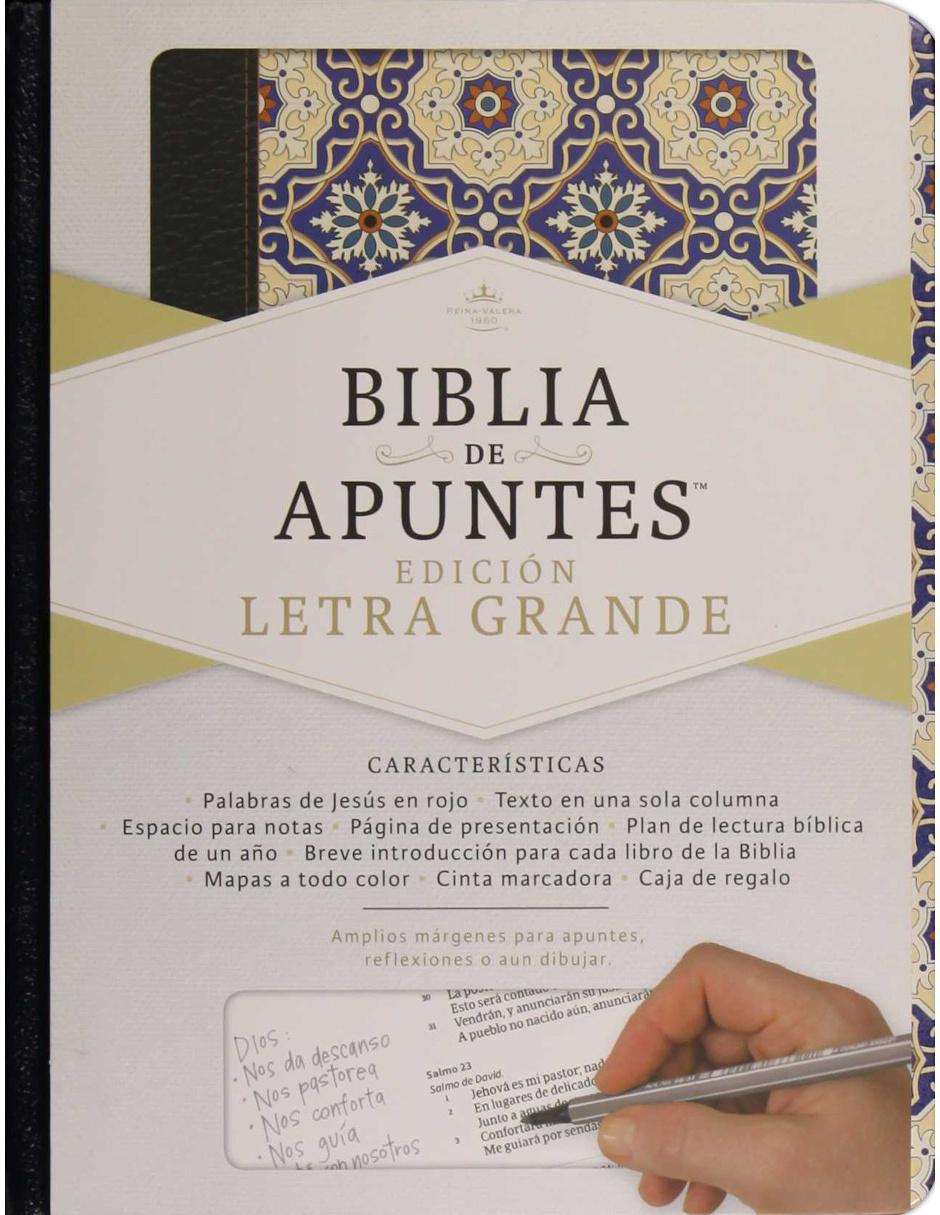 Libro Biblia De Apuntes Edición Letra Grande 1