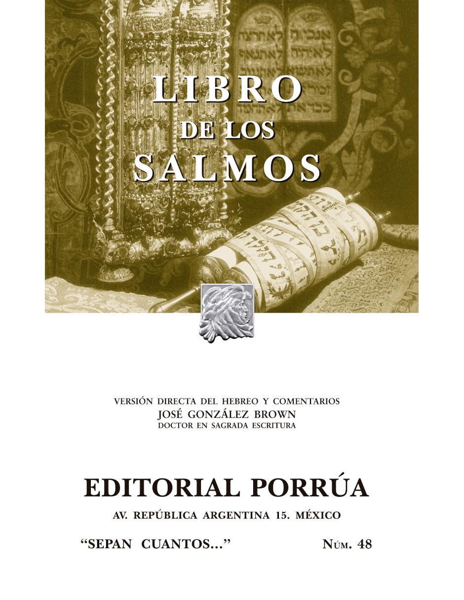 Libro De Los Salmos (Sc048)
