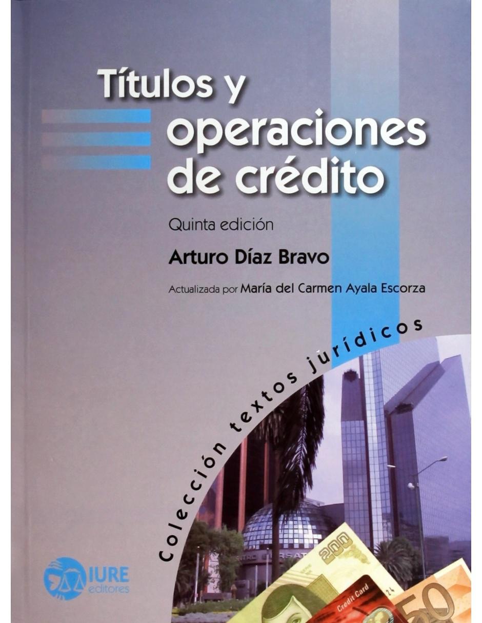 Títulos y Operaciones de Crédito