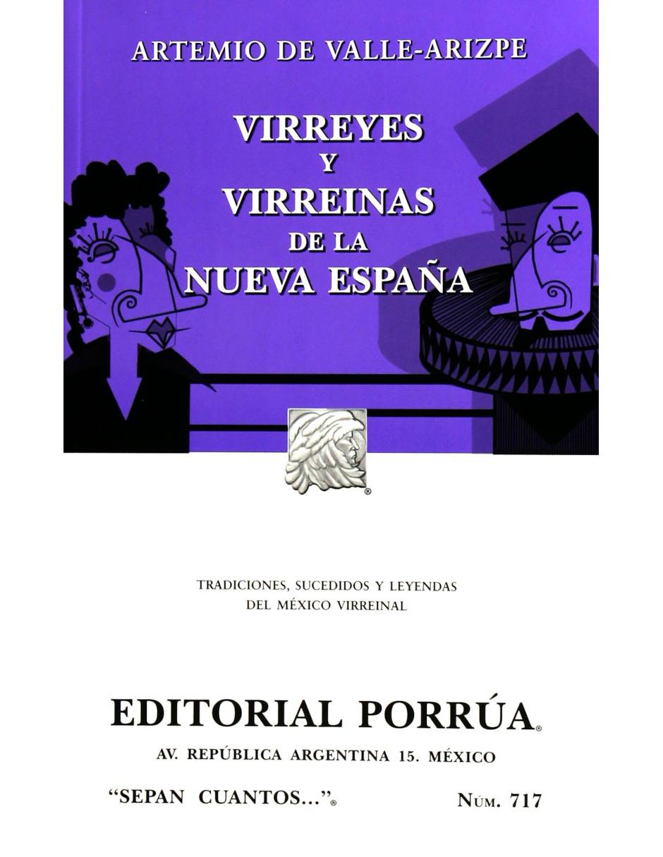 Virreyes y Virreinas de la Nueva España (Sc717)