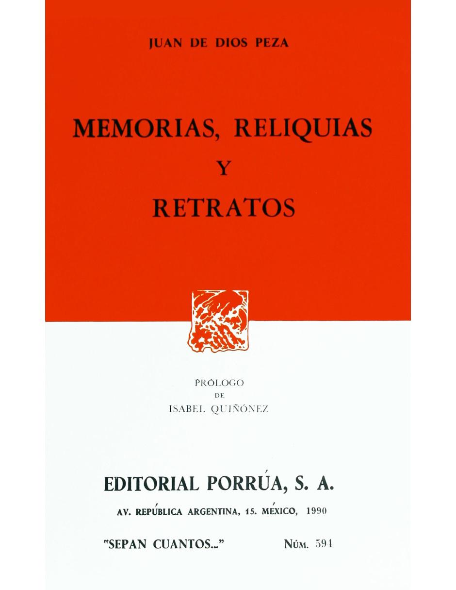 Memorias, Reliquias y Retratos