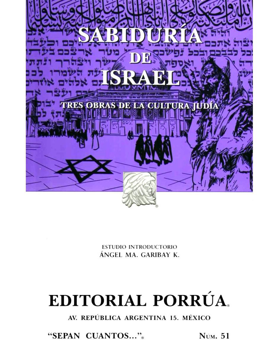Sabiduría de Israel