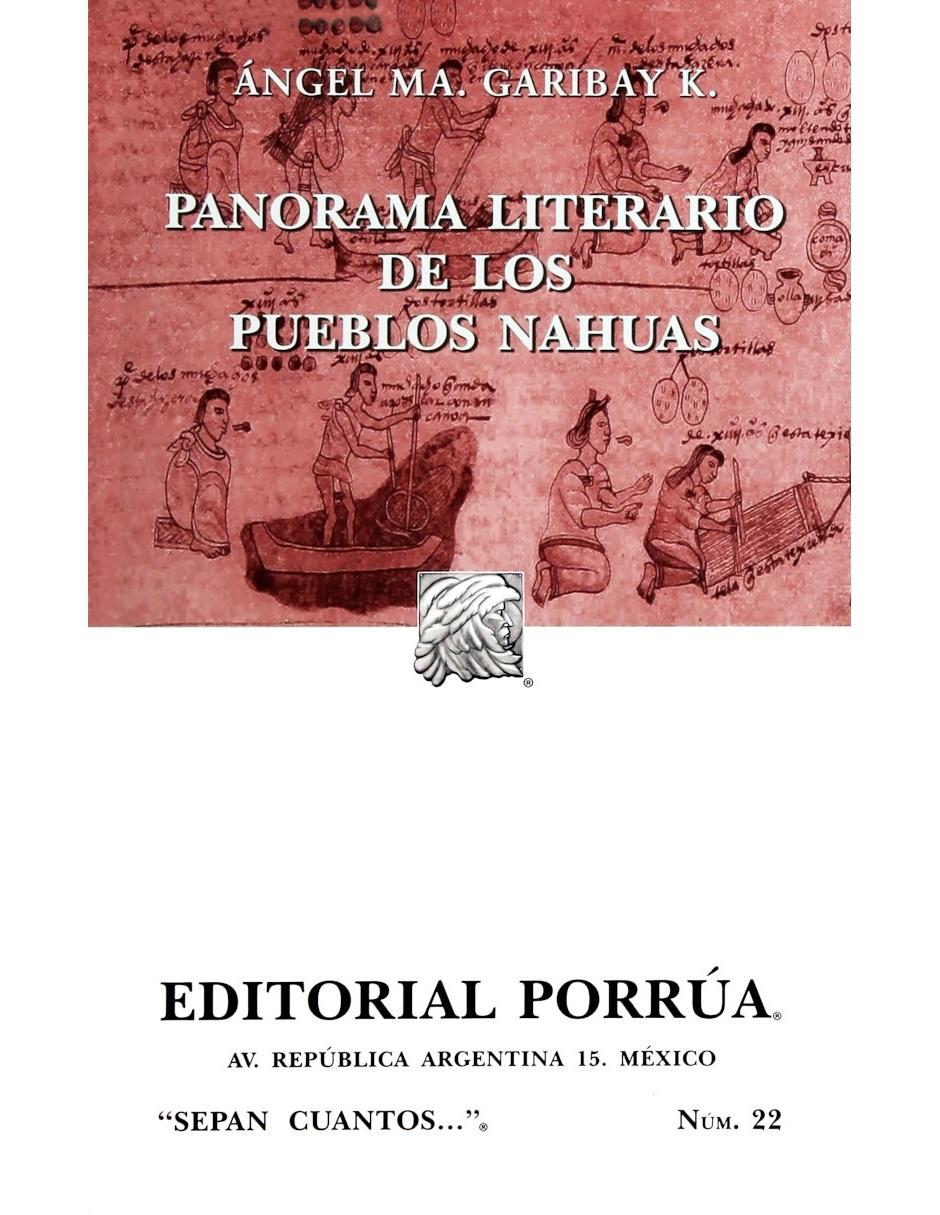 Panorama Literario de los Pueblos Nahuas
