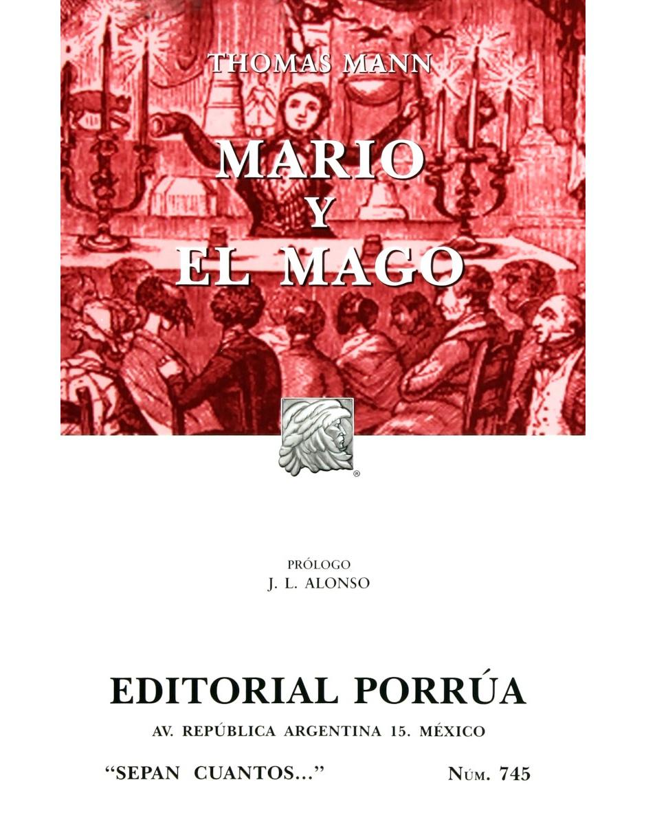 Mario y El Mago Mario y El Mago
