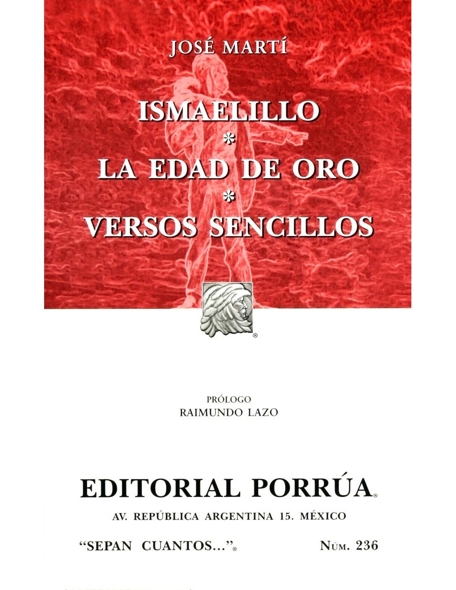 Ismaelillo · La Edad de Oro · Versos Sencillos 1