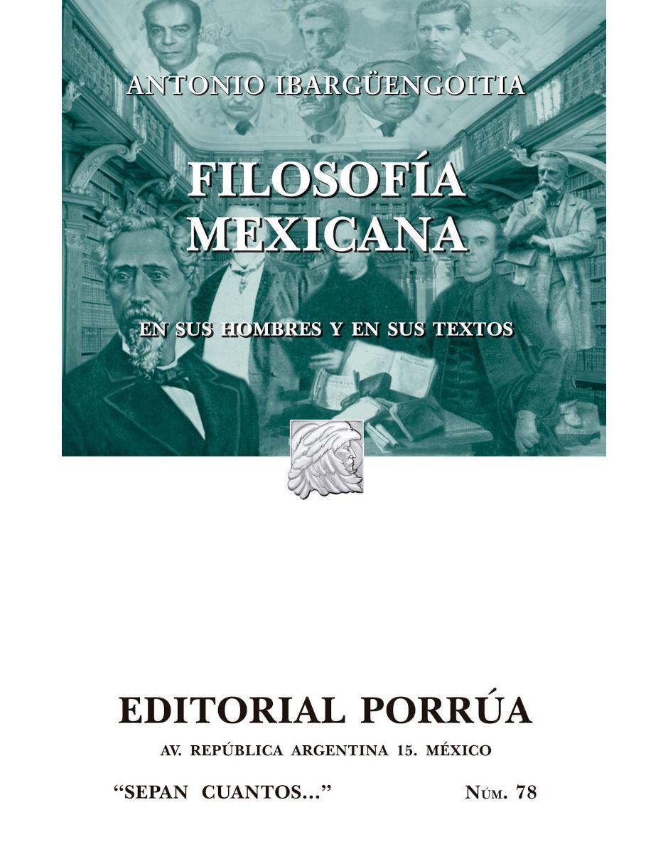 Filosofía Mexicana en sus Hombres y en sus Textos (Sc078)